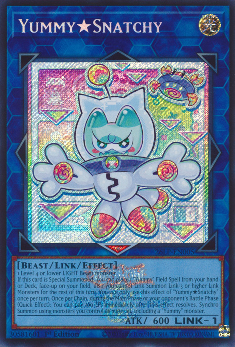 Yummy Snatchy - 26LP-EN005 - Secret Rare - Emblazoned