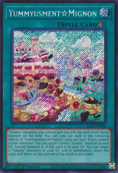 Yummyusment Mignon - 26LP-EN006 - Secret Rare