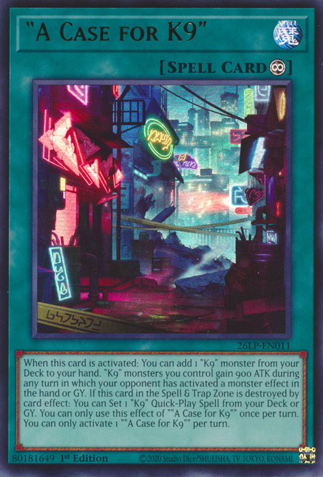 "A Case for K9" - 26LP-EN011 - Ultra Rare