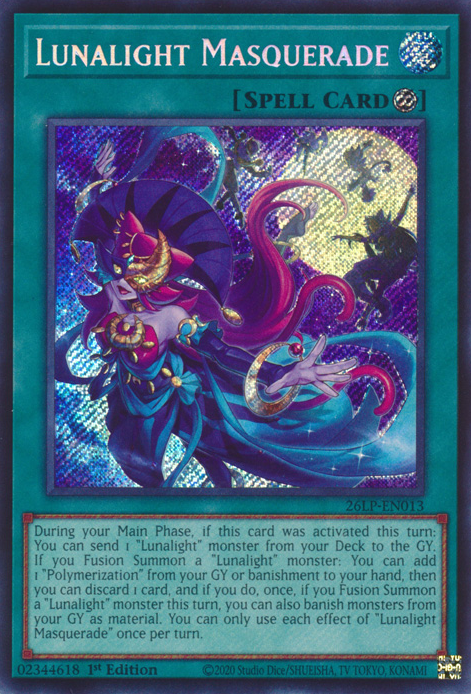Lunalight Masquerade - 26LP-EN013 - Secret Rare