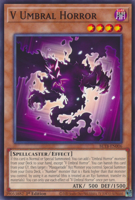 V Umbral Horror - BETB-EN006 - Common x3