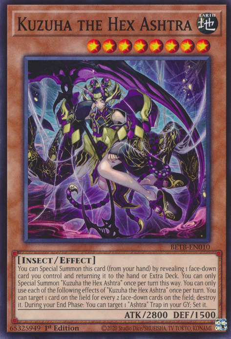 Kuzuha the Hex Ashtra - BETB-EN010 - Common x3