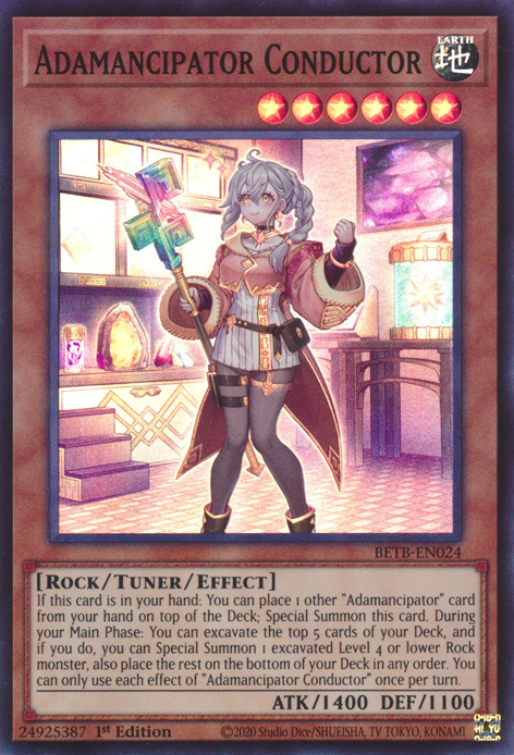 Adamancipator Conductor - BETB-EN024 - Super Rare