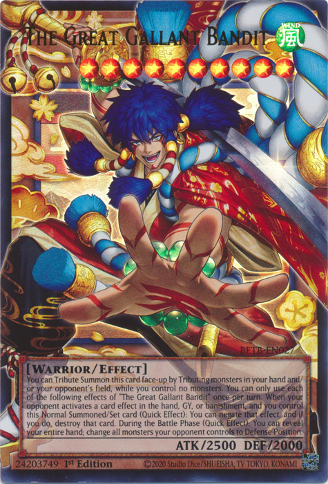 The Great Gallant Bandit - BETB-EN027 - Extended Art - Ultra Rare