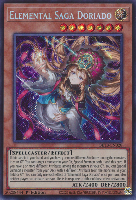 Elemental Saga Doriado - BETB-EN028 - Secret Rare