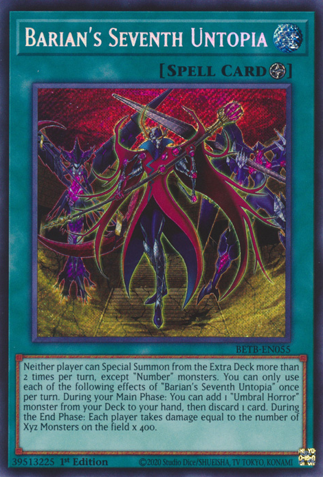Barian's Seventh Untopia - BETB-EN055 - Secret Rare