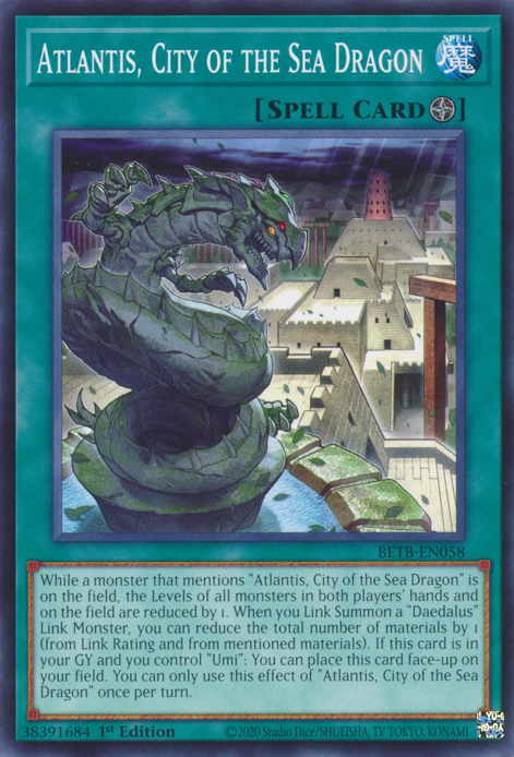 Atlantis, City of the Sea Dragon - BETB-EN058 - Common x3