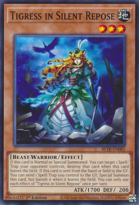 Tigress in Silent Repose - BETB-EN082 - Common x3
