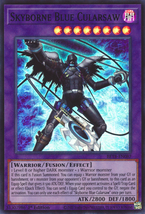Skyborne Blue Cularsaw - BETB-EN087 - Super Rare