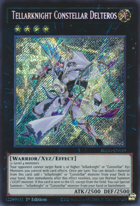 Tellarknight Constellar Delteros - BLGG-EN019 - Secret Rare