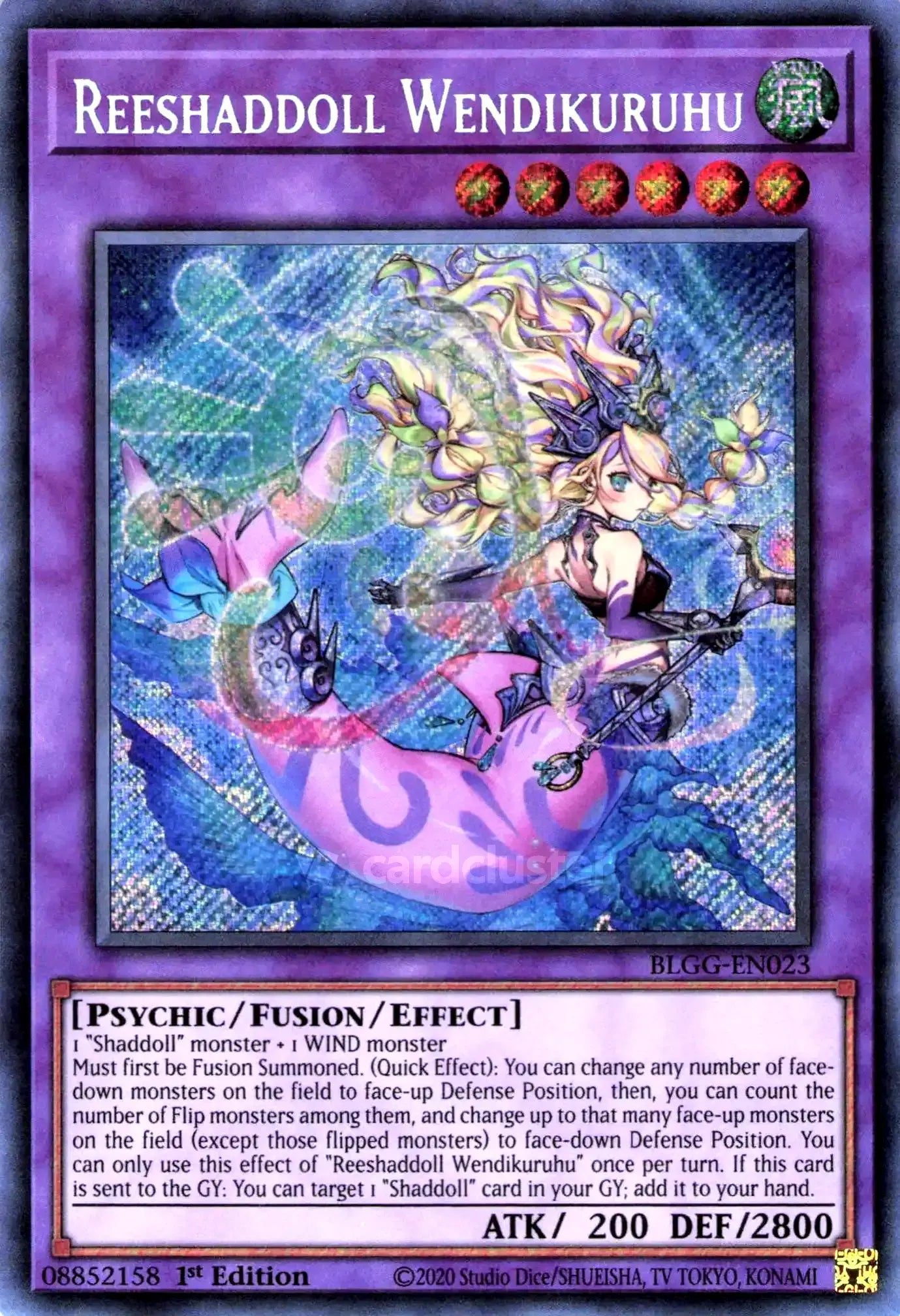 BLGG-EN023 - Reeshaddoll Wendikuruhu - Secret Rare - Battles of Legend: Glorious Gallery