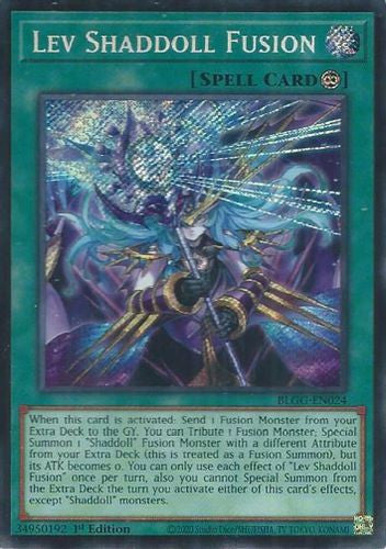 BLGG-EN024 - Lev Shaddoll Fusion - Secret Rare - Battles of Legend: Glorious Gallery