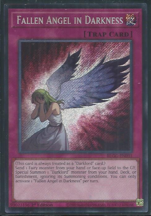 BLGG-EN031 - Fallen Angel in Darkness - Secret Rare - Battles of Legend: Glorious Gallery