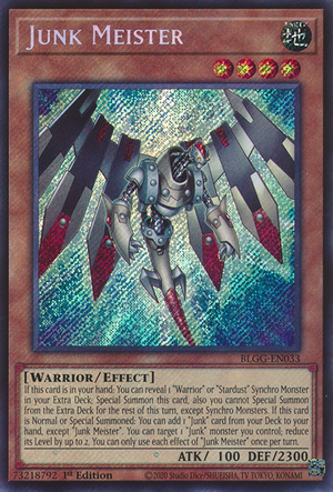 BLGG-EN033 - Junk Meister - Secret Rare - Battles of Legend: Glorious Gallery