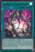BLGG-EN039 - Thorns of Violet Poison - Ultra Rare - Battles of Legend: Glorious Gallery