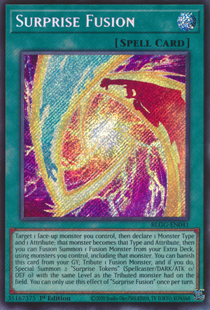 BLGG-EN041 - Surprise Fusion - Secret Rare - Battles of Legend: Glorious Gallery