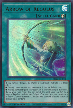 BLGG-EN044 - Arrow of Regulus - Ultra Rare - Battles of Legend: Glorious Gallery