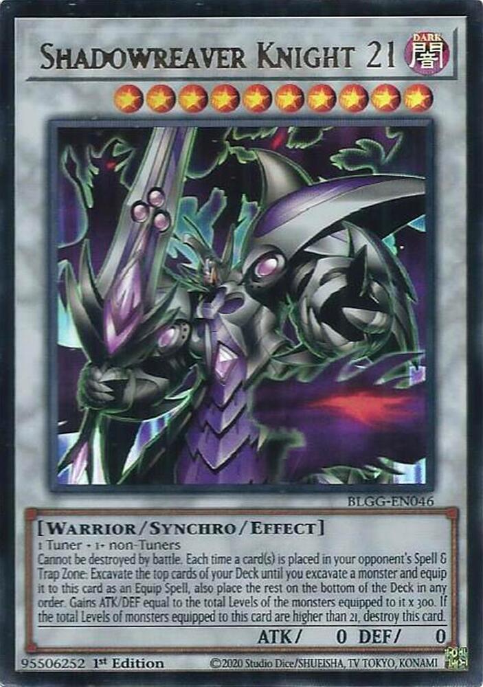 BLGG-EN046 - Shadowreaver Knight 21 - Ultra Rare - Battles of Legend: Glorious Gallery