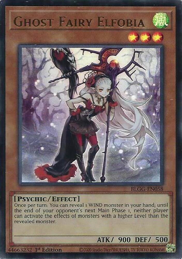 BLGG-EN058 - Ghost Fairy Elfobia - Ultra Rare - Battles of Legend: Glorious Gallery