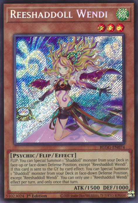 BLGG-EN074 - Reeshaddoll Wendi - Secret Rare - Battles of Legend: Glorious Gallery