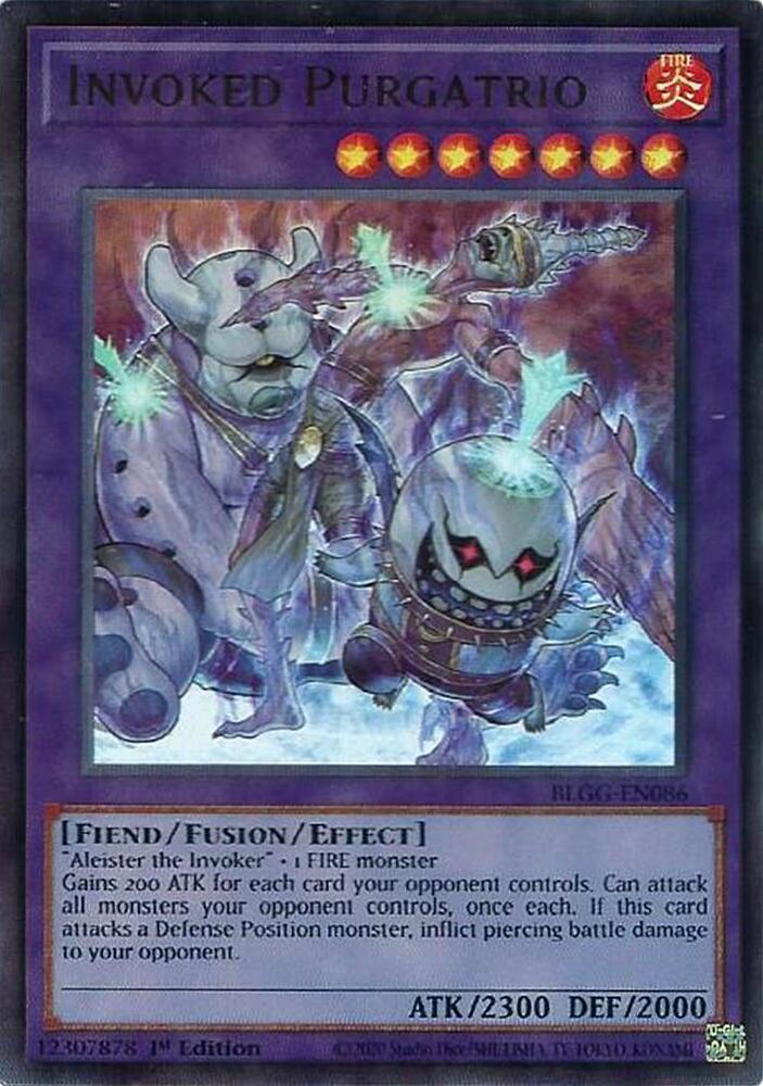 BLGG-EN086 - Invoked Purgatrio - Ultra Rare - Battles of Legend: Glorious Gallery