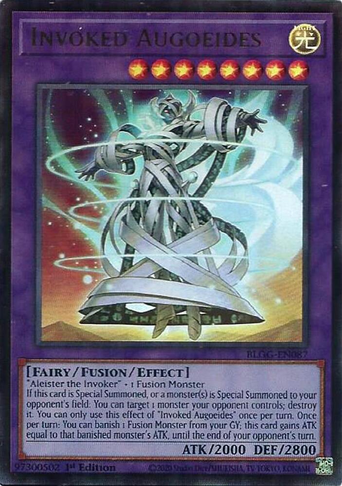 BLGG-EN087 - Invoked Augoeides - Ultra Rare - Battles of Legend: Glorious Gallery