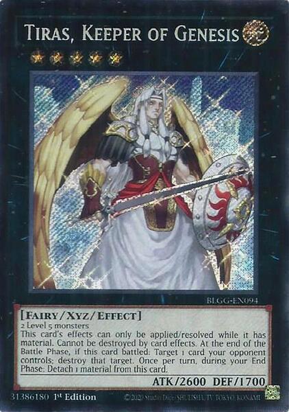 BLGG-EN094 - Tiras, Keeper of Genesis - Secret Rare - Battles of Legend: Glorious Gallery