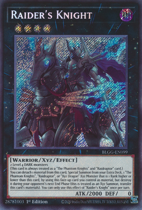 BLGG-EN099 - Raider's Knight - Secret Rare - Battles of Legend: Glorious Gallery