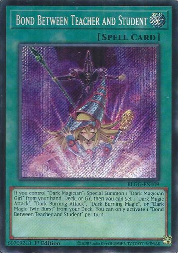 BLGG-EN109 - Bond Between Teacher and Student - Secret Rare - Battles of Legend: Glorious Gallery