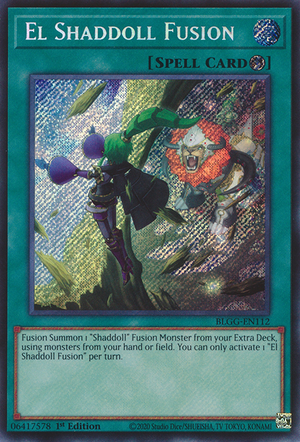 BLGG-EN112 - El Shaddoll Fusion - Secret Rare - Battles of Legend: Glorious Gallery