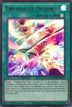 BLGG-EN128 - Theorealize Overdrive - Ultra Rare - Battles of Legend: Glorious Gallery