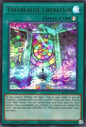 BLGG-EN129 - Theorealize Liberation - Ultra Rare - Battles of Legend: Glorious Gallery