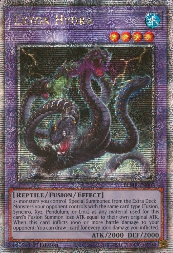 Extox Hydra - BLMR-EN007 - Quarter Century Secret Rare