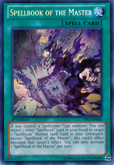 CBLZ-EN062 - Spellbook of the Master - Secret Rare - Cozmo Blazer