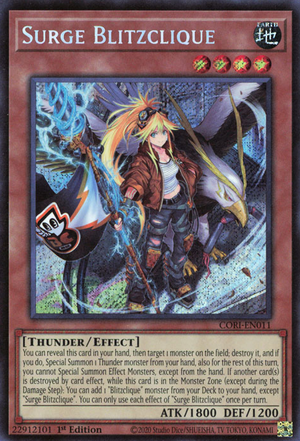 CORI-EN011 - Surge Blitzclique - Secret Rare -  Chaos Origins