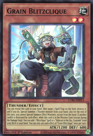 CORI-EN013 - Grain Blitzclique - Super Rare -  Chaos Origins