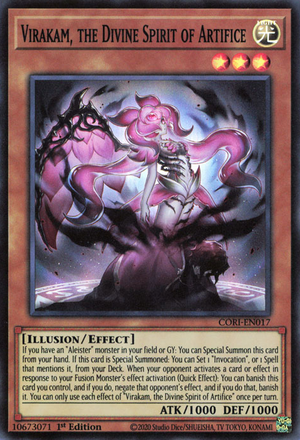 CORI-EN017 - Virakam, The Divine Spirit of Artifice - Super Rare -  Chaos Origins