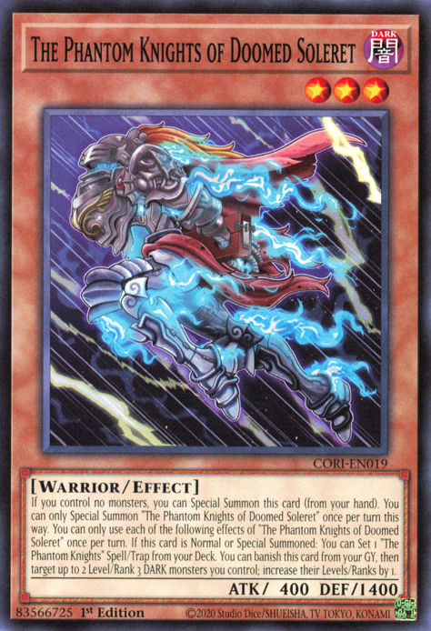 CORI-EN019 - The Phantom Knights of Doomed Soleret - Common -  Chaos Origins x3