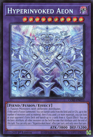 CORI-EN033 - Hyperinvoked Aeon - Secret Rare - Chaos Origins