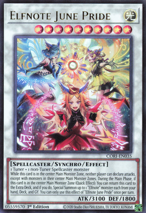 CORI-EN035 - Elfnote June Pride - Ultra Rare - Chaos Origins