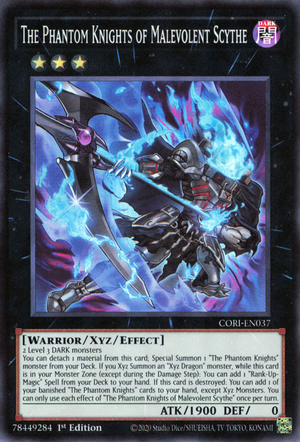 CORI-EN037 - The Phantom Knights of Malevolent Scythe - Super Rare - Chaos Origins