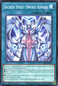 CORI-EN054 - Sacred Spirit Sword Aiwass - Common - Chaos Origins x3