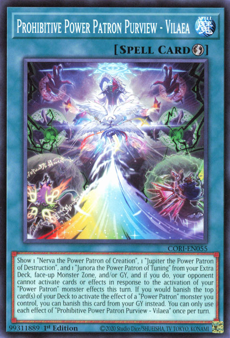 CORI-EN055 - Prohibitive Power Patron Purview - Vilaea - Common x3