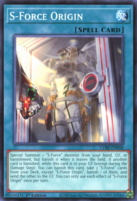 CORI-EN058 - S-Force Origin - Common - Chaos Origins x3