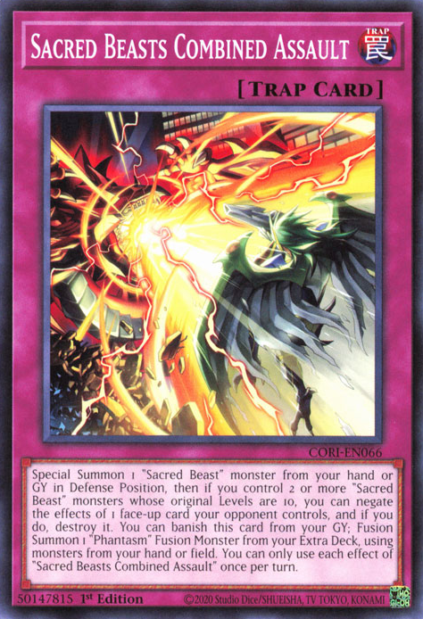 CORI-EN066 - Sacred Beasts Combined Assault - Common - Chaos Origins x3