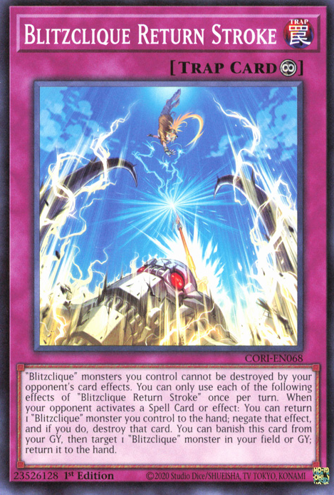 CORI-EN068 - Blitzclique Return Stroke - Common - Chaos Origins x3