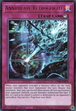 CORI-EN079 - Annihilate Retroglight - Ultra Rare - Chaos Origins