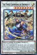 CORI-EN100 - The Three Champions of Swordsoul - Super Rare - Chaos Origins