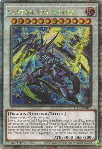 LEDE-EN042 - Centur-Ion Auxila - Quarter Century Secret Rare - Legacy of Destruction