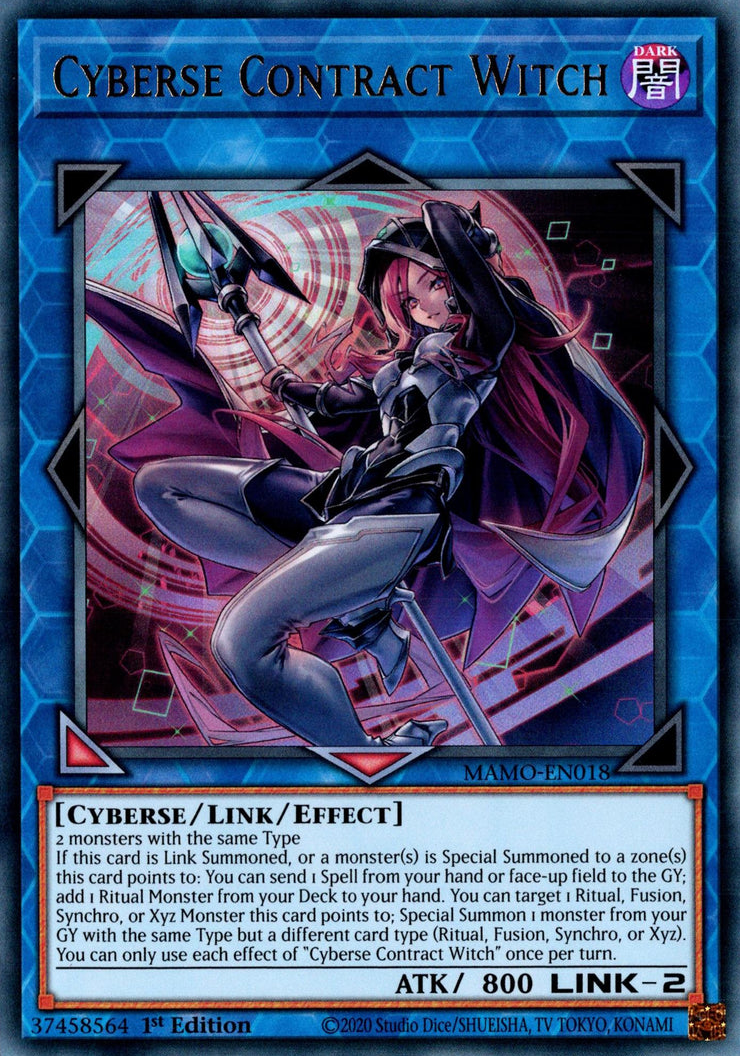 Cyberse Contract Witch - MAMO-EN018 - Ultra Rare